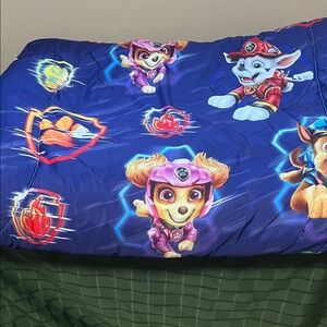 Blue Paw Patrol Kids comforter and sheet set size twin